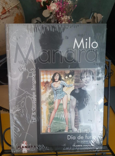 Portada do libro de MILO MANARA - DÍA DE FURIA SU PRIMER PAPEL