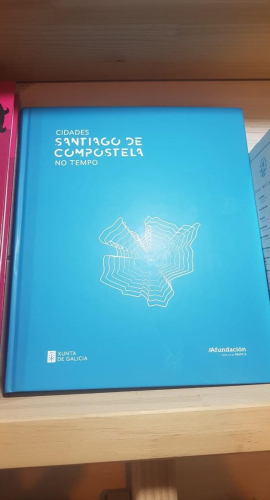Portada do libro de Cidades no tempo. Santiago