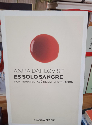 Portada do libro de ES SOLO SANGRE -ANNA DAHLQVIST (T)