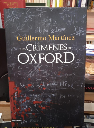 Portada do libro de LOS CRIMENES DE OXFORD -GUILLERMO MARTINEZ (T)