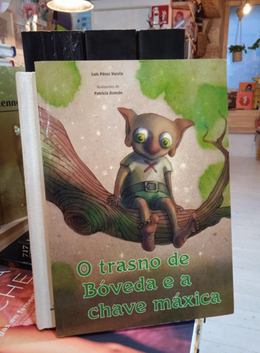 Portada do libro de O TRASNO DE BÓVEDA E A CHAVE MÁXICA- LUIS PEREZ VARELA (T)
