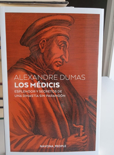 Portada do libro de Los Medicis- Alejandro Dumas