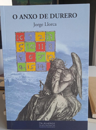 Portada do libro de O ANXO DE DURERO -JORGE LLORCA (C)
