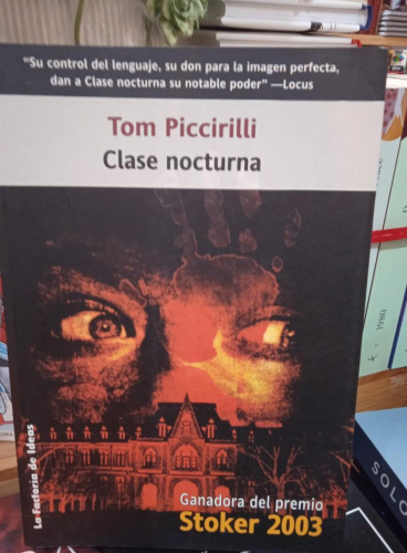Portada do libro de CLASE NOCTURNA- TOM PICCIRILLI (T)