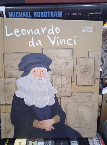 Portada do libro de LEONARDO DA VINCI: HISTORIAS GENIALES (VVKIDS) JANE KENT (T)