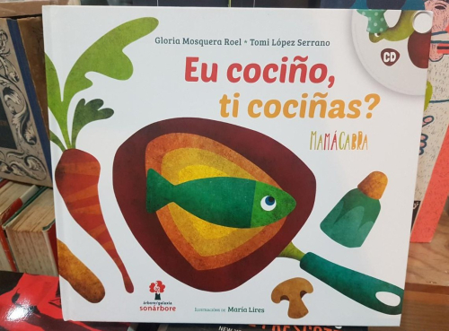Portada do libro de EU COCIÑO, TI COCIÑAS ? (edición en gallego) MAMA CABRA (T)