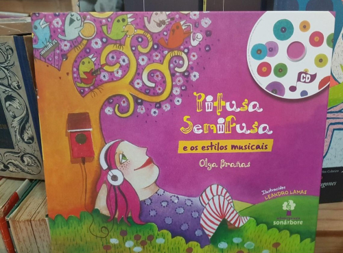 Portada do libro de PITUSA SEMIFUSA E OS ESTILOS MUSICAIS (edición en gallego) OLGA BRAÑAS (T)