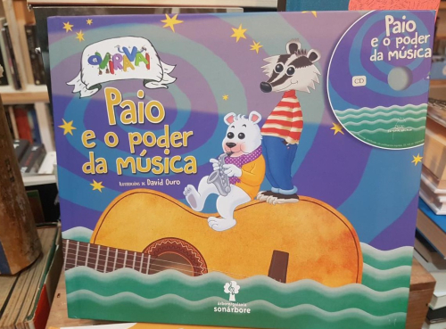Portada do libro de PAIO E O PODER DA MUSICA (edición en gallego) VV.AA. (T)