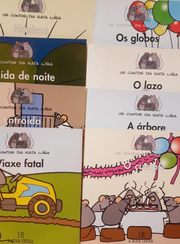 Portada do libro de OS CONTOS DA RATA LUISA (edición en gallego) (T)
