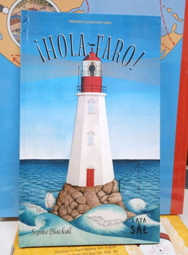 Portada do libro de ¡HOLA, FARO! -SOPHIE BLACKALL (B)