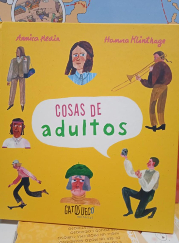Portada do libro de COSAS DE ADULTOS- ANNICA HEDIN (B)