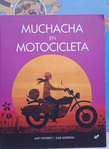 Portada do libro de MUCHACHA EN MOTOCICLETA -AMY NOVESKY (B)