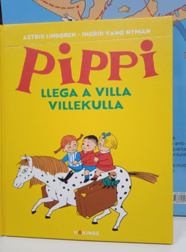 Portada do libro de PIPPI LLEGA A VILLA VILLEKULLA -ASTRID LINDGREN (B)