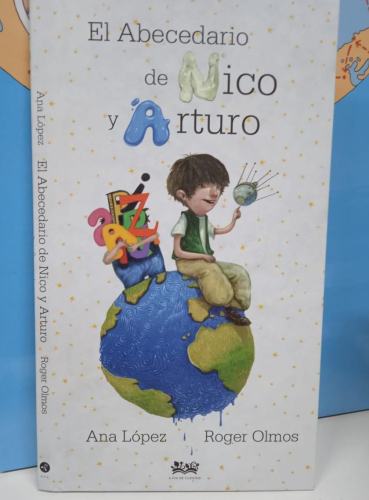 Portada do libro de ABECEDARIO DE NICO Y ARTURO ANA LOPEZ , ROGER OLMOS (B)