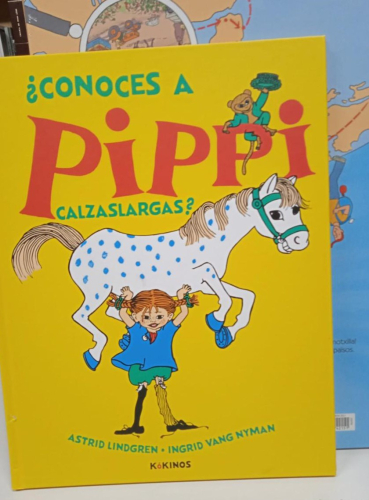 Portada do libro de ¿CONOCES A PIPPI CALZASLARGAS? ASTRID LINDGREN (B)