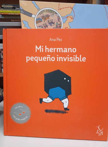 Portada do libro de MI HERMANO PEQUEÑO INVISIBLE -ANA PEZ(B)
