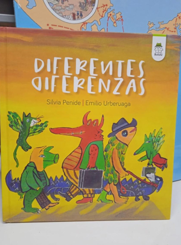 Portada do libro de DIFERENTES DIFERENZAS (edición en gallego) SILVIA PENIDE (B)