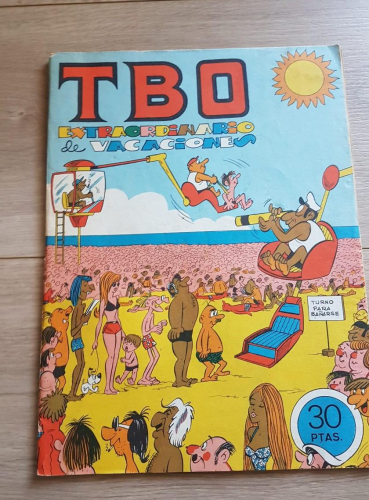 Portada do libro de TBO - EXTRAORDINARIO DE VACACIONES 1974