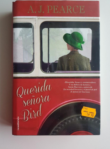 Portada do libro de QUERIDA SEÑORA BIRD- A.J. PEARCE (C)
