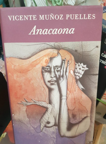 Portada do libro de ANACAONA- VICENTE MUÑOZ PUELLES (T)