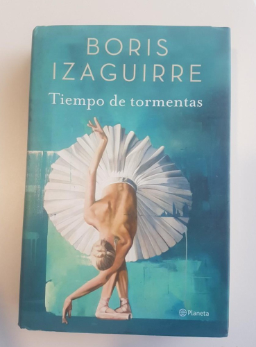 Portada do libro de TIEMPO DE TORMENTAS- BORIS IZAGUIRRE (C)