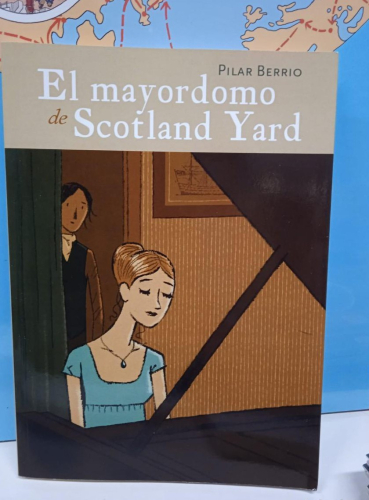 Portada do libro de EL MAYORDOMO DE SCOTLAND YARD. PILAR BERRIO (B)