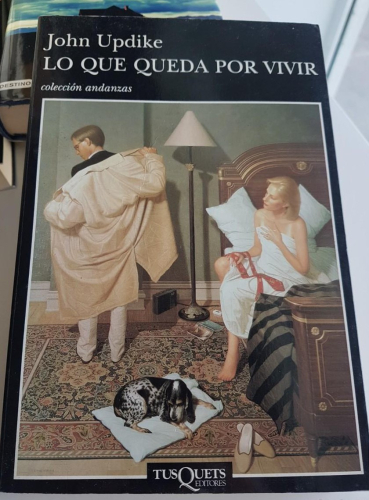 Portada do libro de LO QUE QUEDA POR VIVIR- JOHN UPDIKE (C)