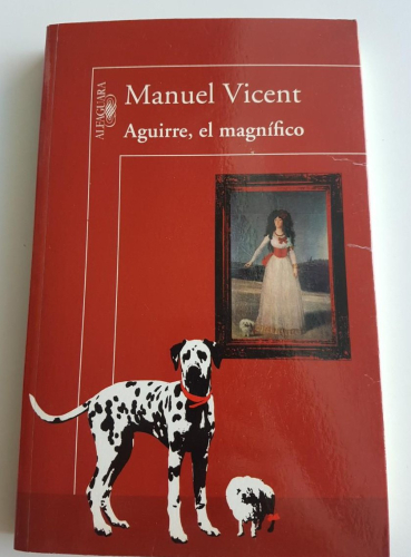 Portada do libro de AGUIRRE EL MAGNIFICO -MANUEL VICENT (C)
