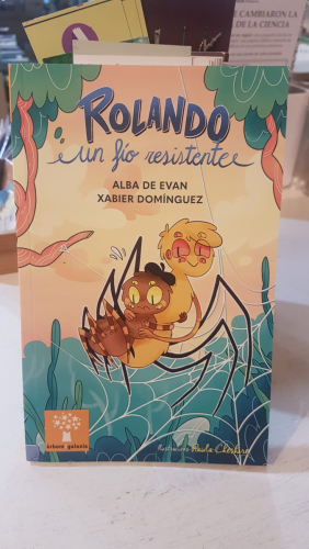 Portada do libro de Rolando, un fío resistente