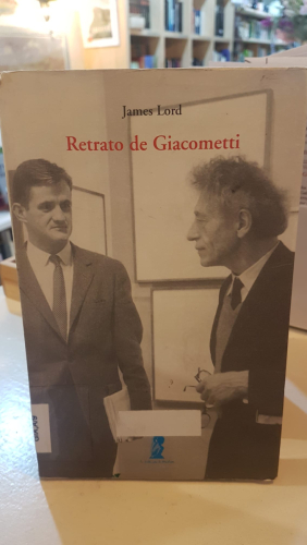 Portada do libro de Retrato de Giacometti