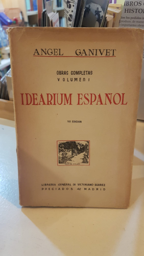 Portada do libro de Idearium Español -GANIVET, Angel