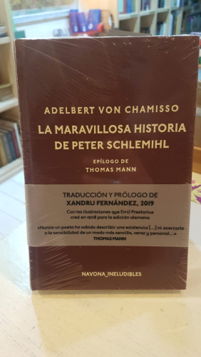 Portada do libro de La maravillosa historia de Peter Schlemihl