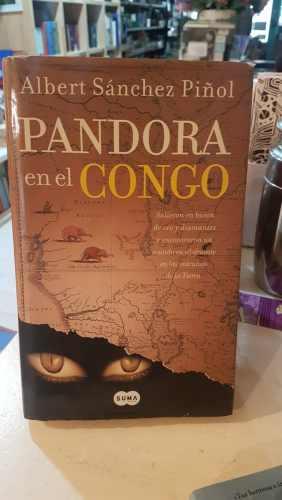 Portada do libro de Pandora en el Congo