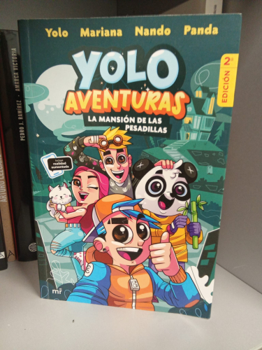 Portada do libro de YOLO AVENTURAS. LA MANSIÓN DE LAS PESADILLAS