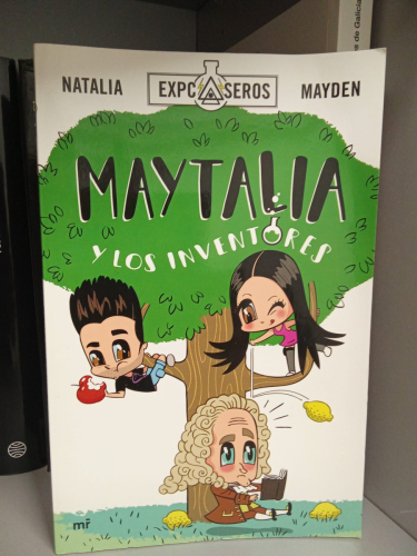 Portada do libro de Maytalia y los inventores