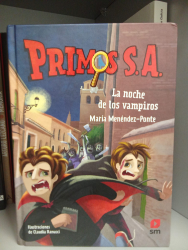 Portada do libro de Primos S.A. 8: La noche de los vampiros