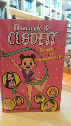 Portada do libro de Superlío en el campamento (El mundo de Clodett 2)