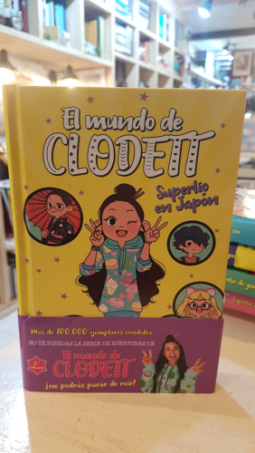 Portada do libro de Superlío en Japón (El mundo de Clodett 5)