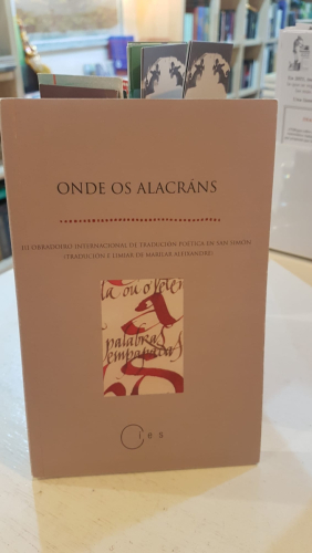 Portada do libro de Onde os alacráns 