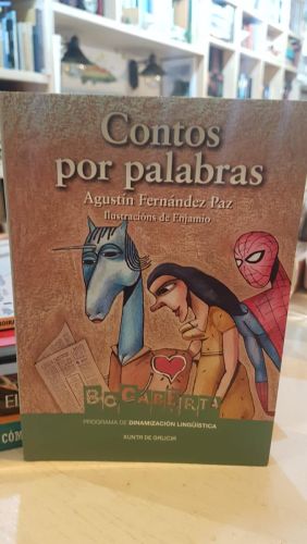 Portada do libro de Contos por palabras