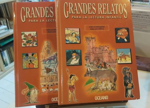 Portada do libro de Grandes relatos para la lectura infantil