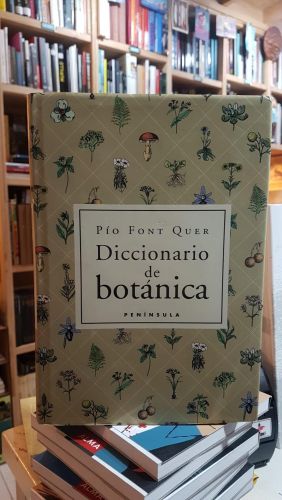 Portada do libro de Diccionario de botánica