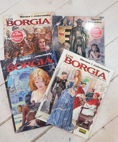  LOS BORGIA. JODOROWSKY & MANARA. COMPLETA, 4 ÁLBUMES, NORMA EDITORIAL