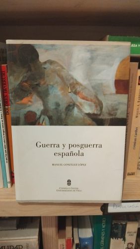 Portada do libro de Guerra y posguerra española