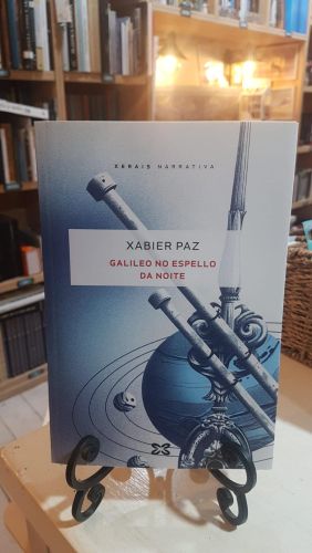 Portada do libro de Galileo no espello da noite