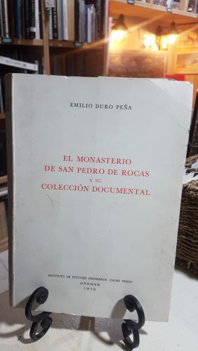 Portada do libro de Monasterio de San Pedro de Rocas y su colección documental, el