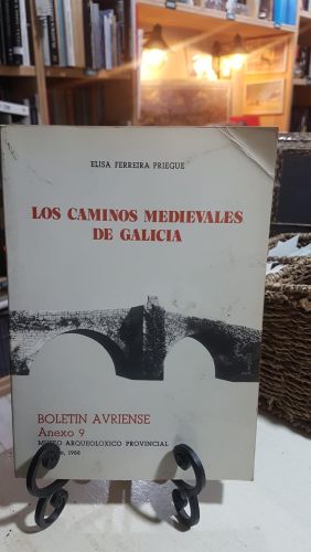Portada do libro de Los caminos medievales en Galicia (contiene mapas)