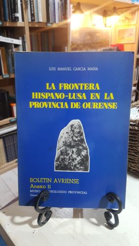 Portada do libro de La frontera hispano-lusa en la provincia de Ourense