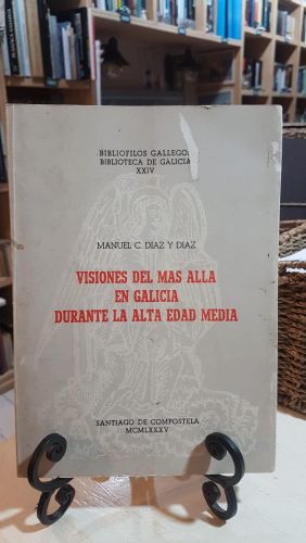 Portada do libro de Visiones del más allá en la Galicia alto medieval
