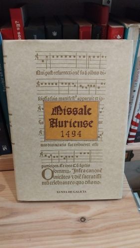 Portada do libro de MISSALE AURIENSE 1494